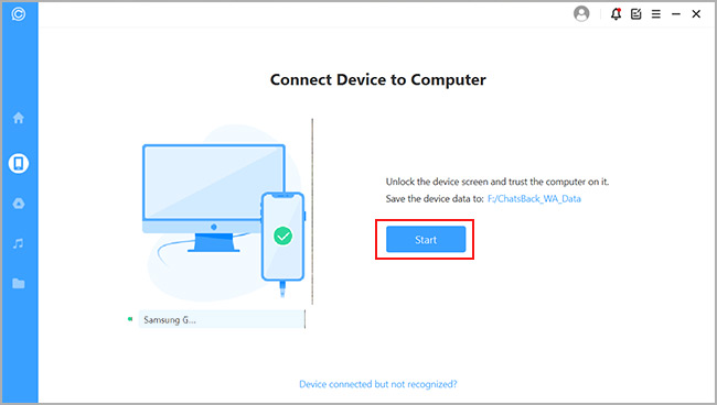 connect android to computer for recovering data