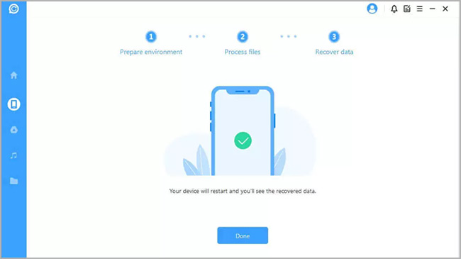 whatsapp data recovered to device