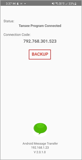 backup android text messages to computer