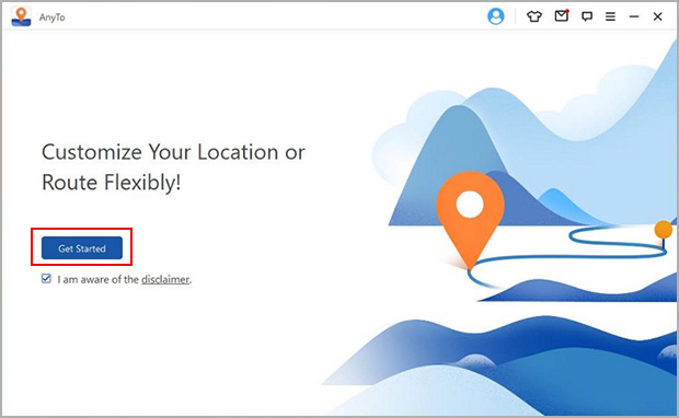 launch fake location app on pc