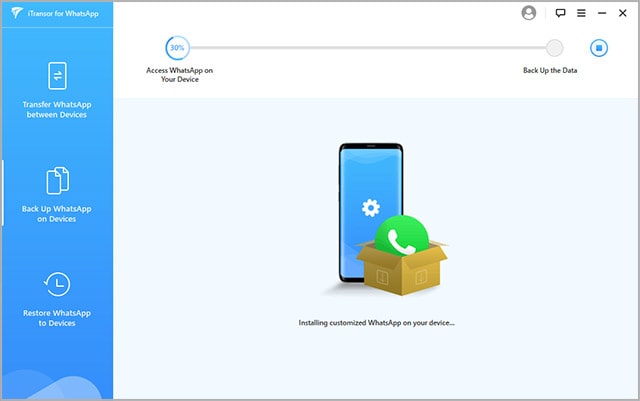 backup WhatsApp data of Android
