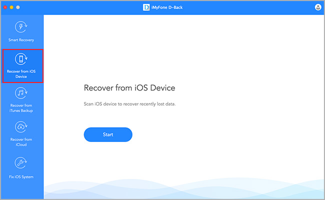 launch the program and connect your device