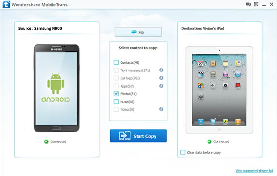 file transfer between different Apple devices