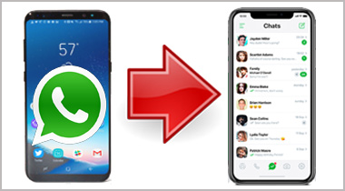 transfer whatsapp from android to iphone icarefone